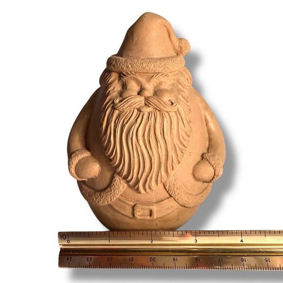 1990 Jim Shore Unfinished Roly Poly Santa Claus Christmas HTF To Paint Folk Art - Picture 14 of 14